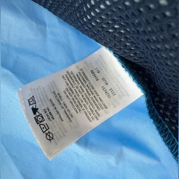 Columbia Spring Hooded Jacket - Blue/Navy - Size 10/12 - Picture 7 of 8